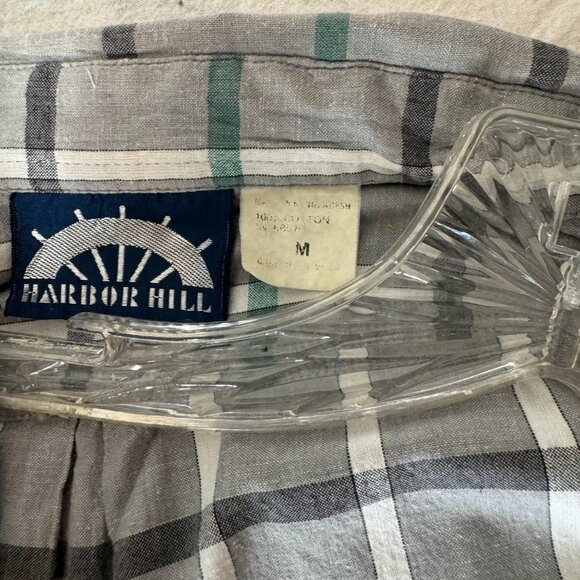 Vintage Men's Harbor Hill Plaid Shirt - Picture 3 of 3